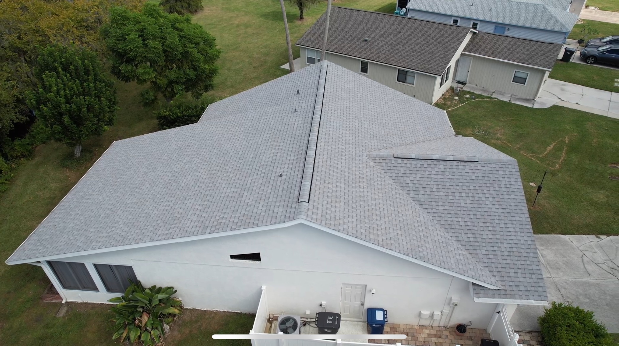 new asphalt roof
