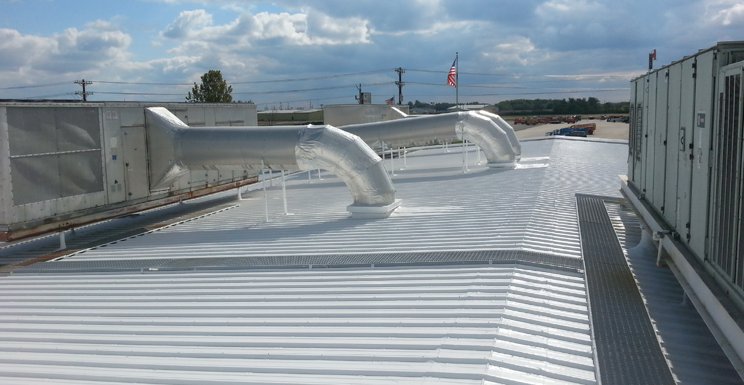 new silicone roof