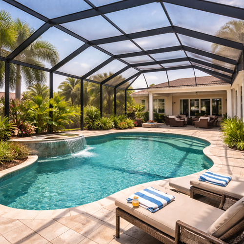 pool cage install